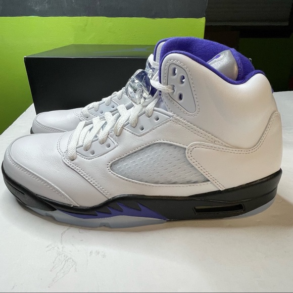 Air Jordan 5 Dark Concord Mens Size 10 Basketball Shoes Sneakers - Picture 6 of 11